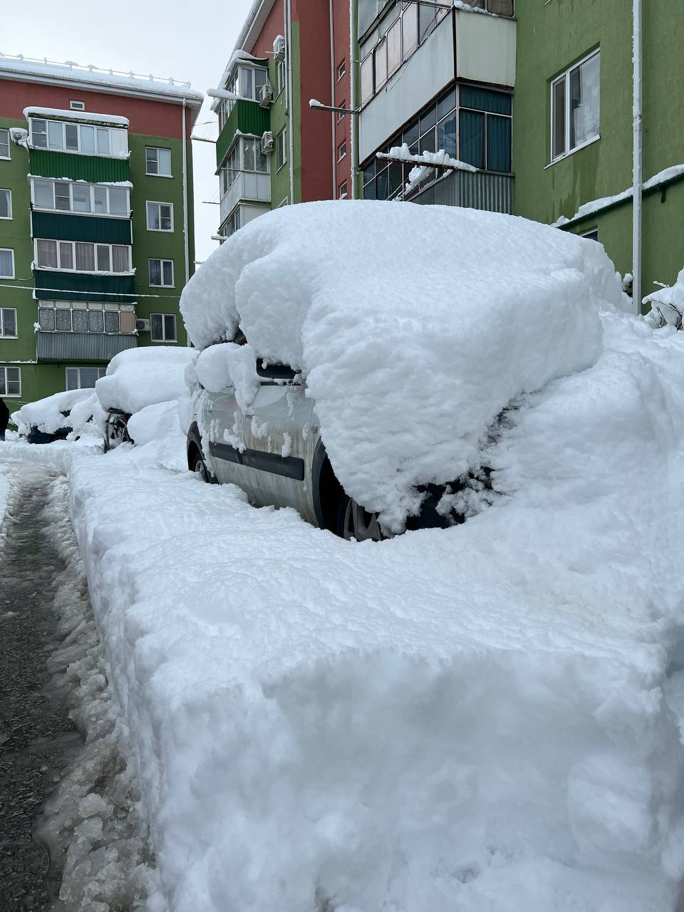 Снегопад в Краснодаре